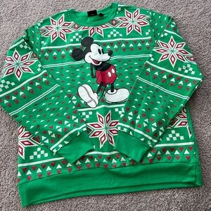 Disney Men’s Micky Mouse Sweat Shirt Micky on the Front. 

Size XXL